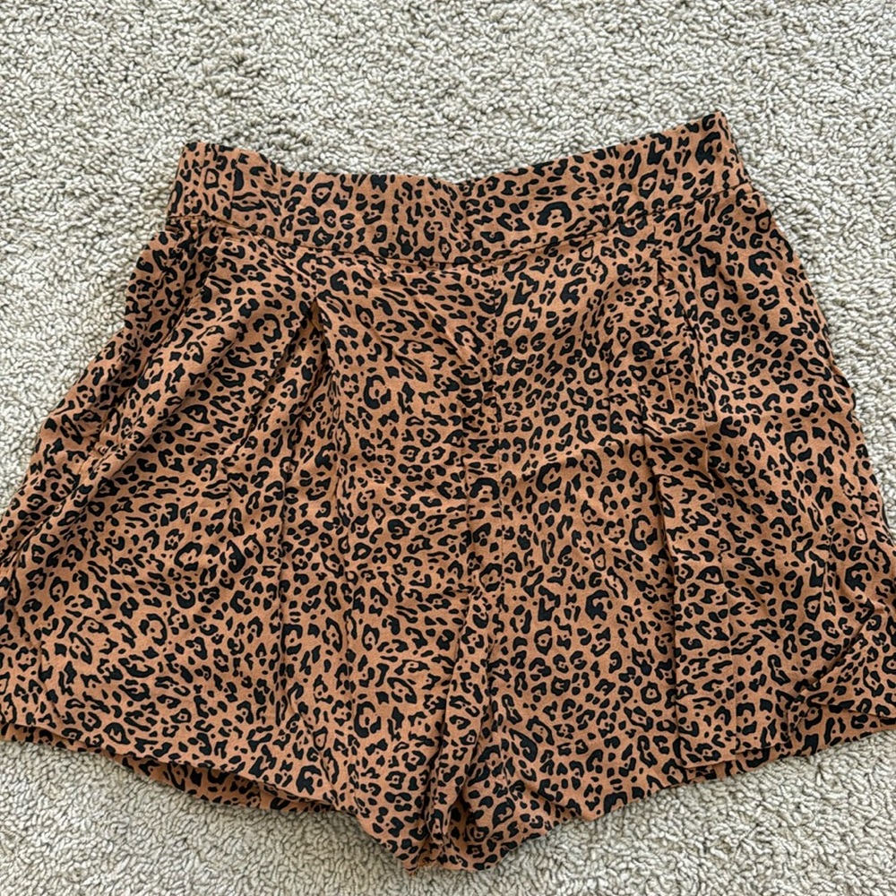H&M Cheeta Print Shorts